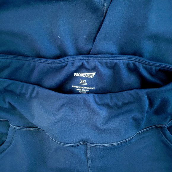 Promover Wide Leg Capri Yoga Pants with Pockets High Waist NWOT XXL - Picture 4 of 5